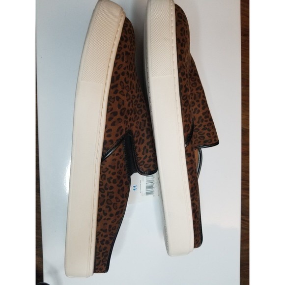 Time and True Twin Gore Mule Shoe Leopard Print Size 11 - Picture 4 of 12